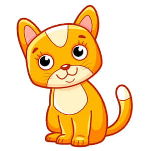 Зображення мультяшного кота — iPad Pro Шпалери