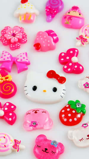 Милий фон — Естетика Hello Kitty Шпалери