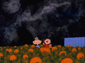 Милые естетические персонажи Peanuts на Хэллоуин — Мила естетика хеллоуин Шпалери
