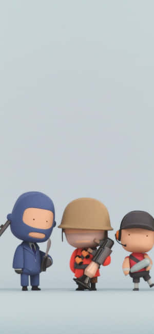iPhone XS Team Fortress 2 Фон — Realme C73 Шпалери