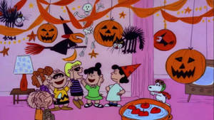 Милый эстетичный Хэллоуин с Peanuts — Мила естетика хеллоуин Шпалери