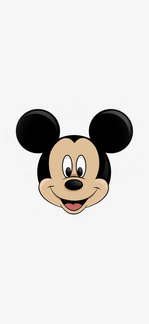 Минималистичный Микки Маус iPhone — Galaxy S25 Шпалери