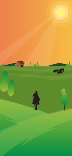 Cowboy Iphone — Redmi Note 15 Pro Шпалери