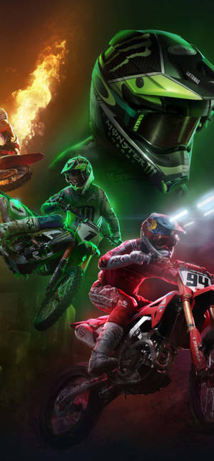 Fox Dirt Bike — Galaxy A27 Шпалери