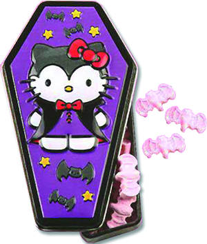 Шпалери Hello Kitty з труною на Хелловін — Hello Kitty Хелловін Шпалери