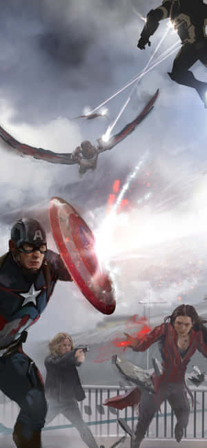 Captain America Movie — Xiaomi 17 Pro Max Шпалери