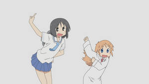 Нані та Хакасе танцюють з Нічідзю — Аніме танці Шпалери