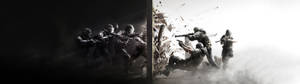 Обои Dual Screen Tom Clancy Rainbow Six Siege. — 32:9 Шпалери