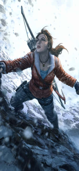 Фон iPhone Xs Max Rise Of The Tomb Raider — Pixel 8a Шпалери
