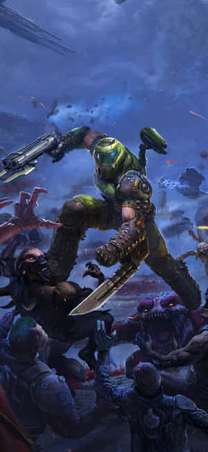 Doom Eternal iPhone — Redmi Note 15 Pro Шпалери