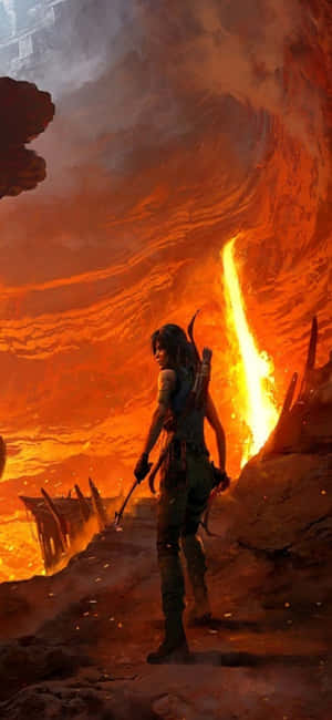 Фон Iphone X Shadow Of The Tomb Raider — POCO F Шпалери