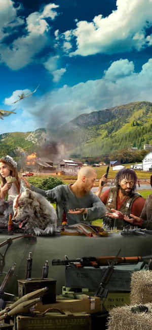 iPhone Xs Max Far Cry 5 фон — Xiaomi 17T Шпалери