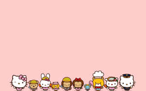 Фон Sanrio — Естетика Hello Kitty Шпалери