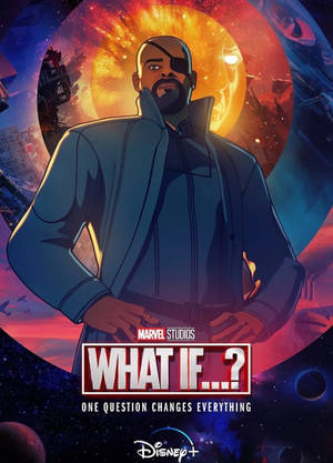 Обои с Ником Фьюри из Marvel «Что, если…?» — IQOO Pad5 Шпалери