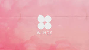 Логотип BTS Wings на ноутбуці — Bts ноутбук Шпалери