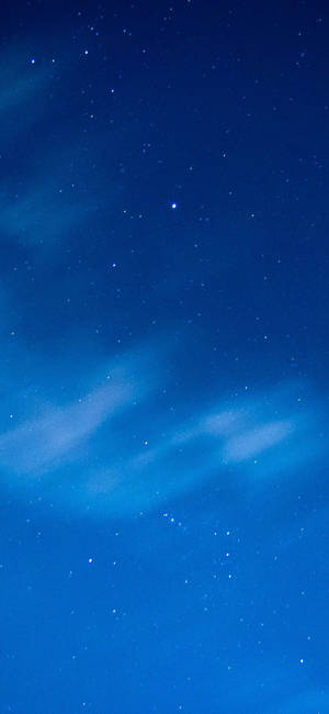 Ночне Небо Синій iPhone — Galaxy S24 Шпалери