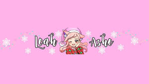 Leah Ashe — Розовое кавайное Шпалери