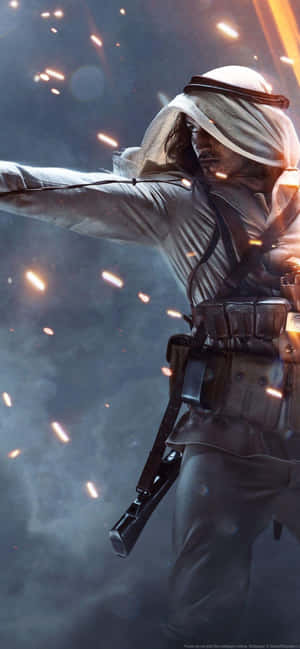 HD фон Battlefield V — Galaxy A08 Шпалери