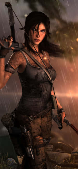 Iphone Xs Max Rise Of The Tomb Raider Background — iPhone 14 Plus Шпалери