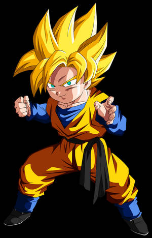 Милый Готен Dragon Ball обої — Galaxy Tab S10 Lite Шпалери
