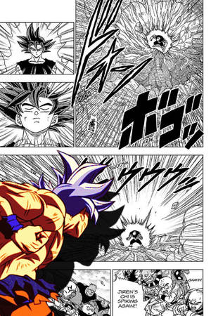 Обои с панелью манги Dragon Ball — Манга панель Шпалери