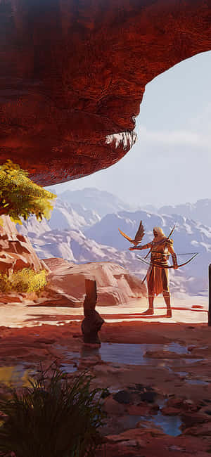 Фон Assassin's Creed Origins для iPhone X — Xiaomi T Шпалери