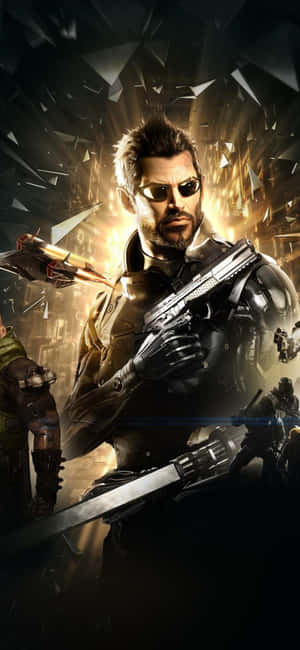 Android Deus Ex Mankind Divided фон — Xiaomi 17T Шпалери