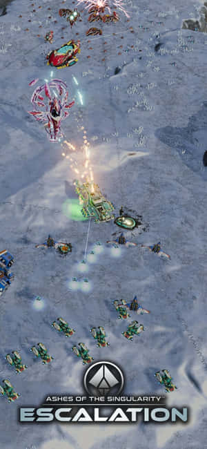 Iphone X Ashes Of The Singularity Escalation фон — POCO M8s Шпалери