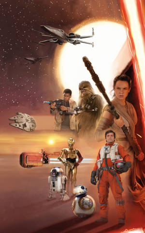Персонажи Star Wars для планшета — Xiaomi Pad Mini Шпалери