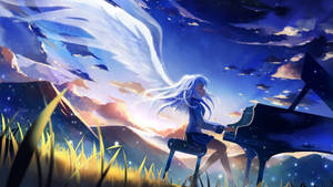 Шпалери з персонажами аніме Angel Beats! — Аніме персонажі Шпалери