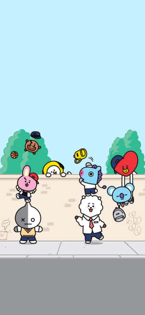 Картинки Bt21 — OnePlus N6 Шпалери