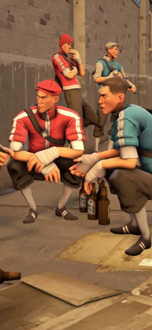 Iphone Xs Team Fortress 2 фон — Galaxy A37 Шпалери