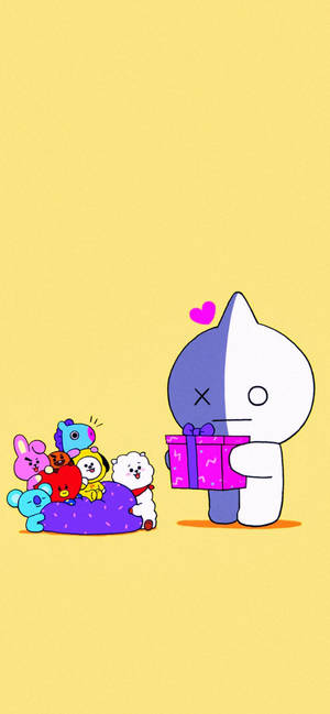 Обої с подарком Van BT21 — ROG Phone 9 FE Шпалери