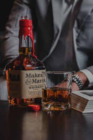 Подпись: Вкус совершенства - Maker's Mark Whiskey — Xiaomi Pad 7S Pro 12.5 Шпалери