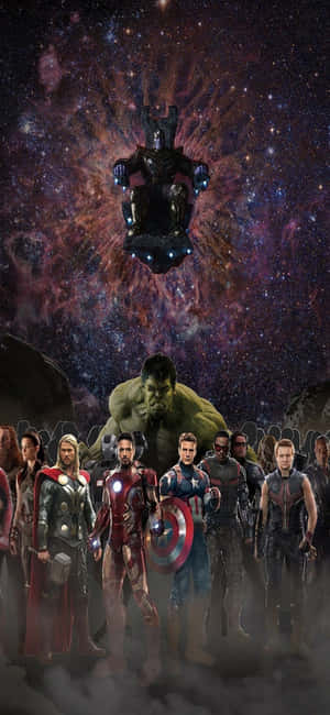iPhone Xs Marvel's Avengers фон — Honor 600 Lite Шпалери