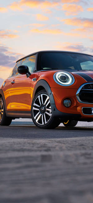 Обои с портретом Mini Cooper — iPhone 12 Pro Шпалери
