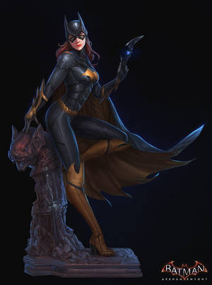 Бэтгёрл в Batman Arkham Knight для iPhone — Бетмен Шпалери