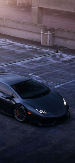 Черный Lamborghini Iphone — Oppo Find X10 Pro Max Шпалери