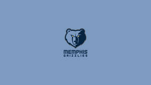 Обои с простой иконкой команды Memphis Grizzlies — Низкая контрастность Шпалери