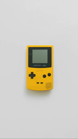 Шпалери з простим жовтим Game Boy Color
