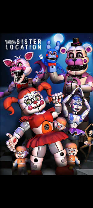 Five Nights At Freddys Sister Location — Moto E14 Шпалери