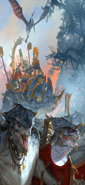 Фон iPhone X Total War Warhammer — Twilight Шпалери