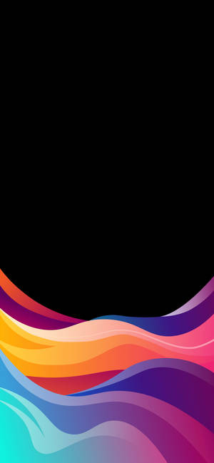 Обои iPhone XR с кольористими пастельными абстрактными волнами — iPhone Xr Шпалери