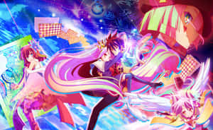 Фон No Game No Life — ノーゲーム・ノーライフ Шпалери