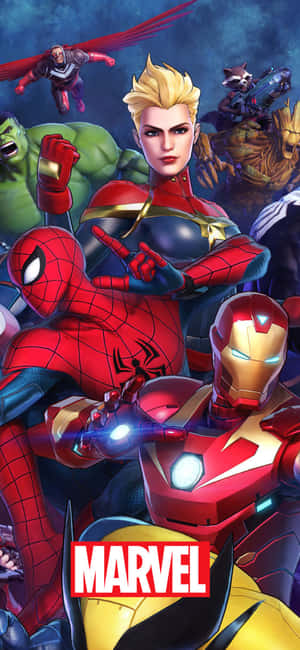 Фон iPhone XS Marvel — Moto G17 Шпалери