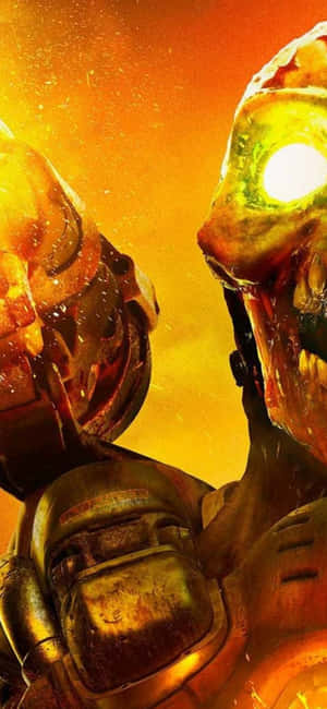 iPhone Xs Doom фон — POCO F Шпалери