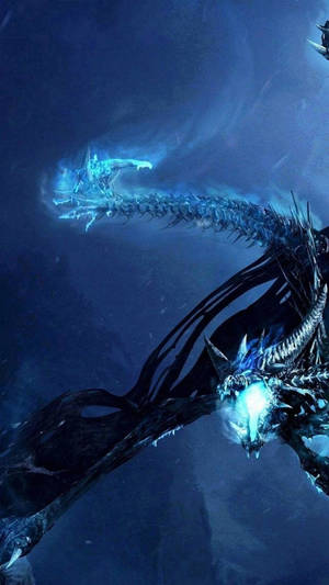 Экран блокировки World of Warcraft светящийся дракон обои — Блокировка экрана Шпалери