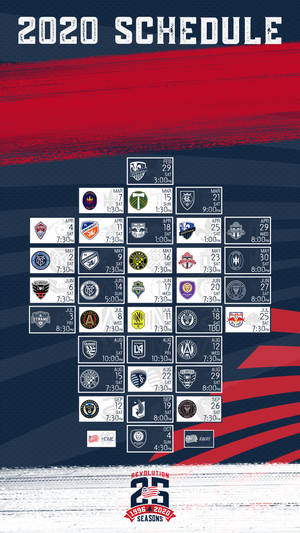 Расписание MLS «Нью-Ингленд Революшн» на 2020 год — Футбол гіф Шпалери