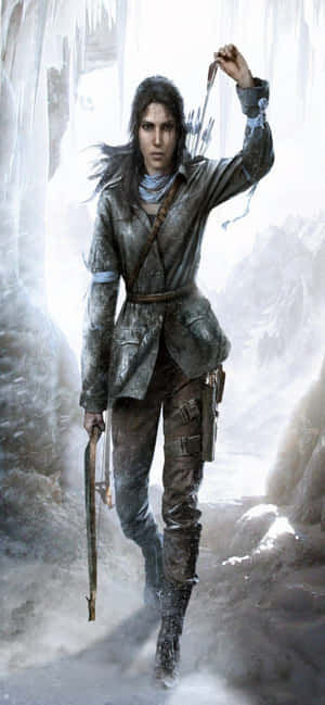 Iphone Xs Max Rise Of The Tomb Raider Background — iPhone 11 Pro Max Шпалери