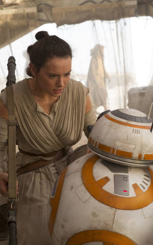 Рей и BB-8 Star Wars для планшета — Xiaomi Pad Mini Шпалери